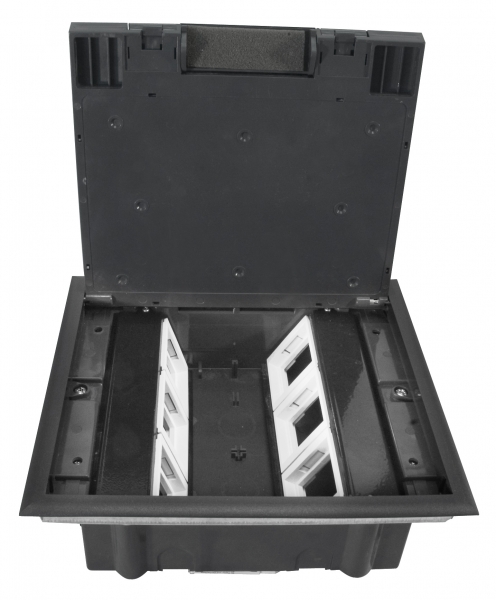 RECESSED, 6 ANGLED 45x45mm MODULE SPACES
