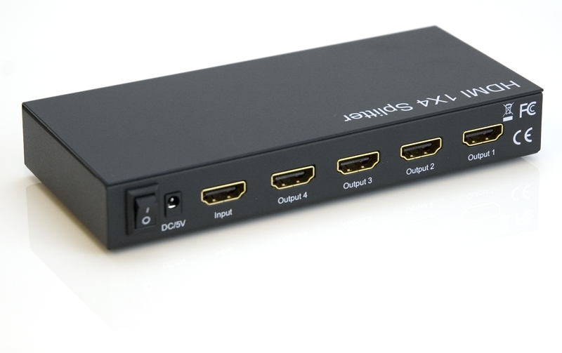 1-TO-4 HDMI 1.3 SPLITTER (1080P)