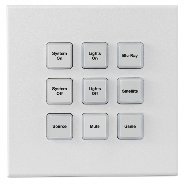 9 Button Control Keypad - IP & Relay (1-gang)