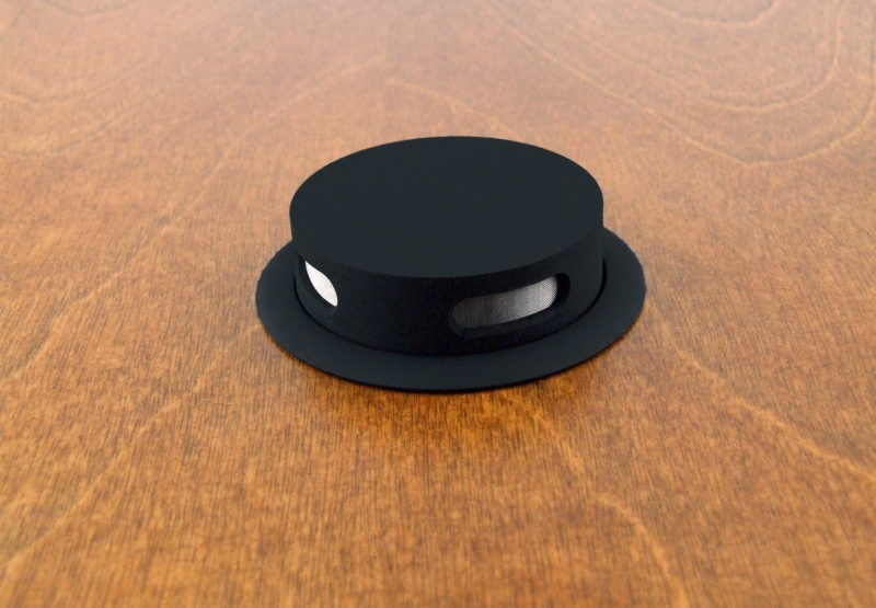 CARDIOID DUAL THROUGH DESK RETRACTOR BLK