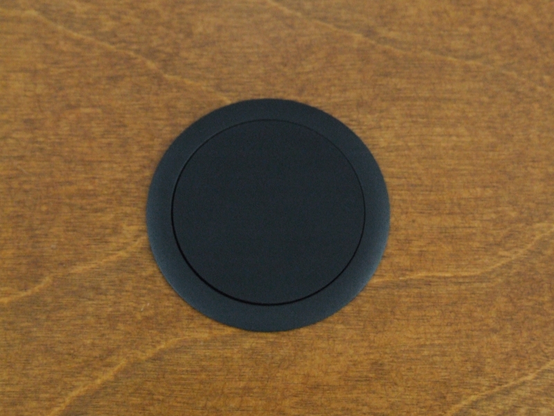 CARDIOID DUAL THROUGH DESK RETRACTOR BLK