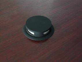 CARDIOID DUAL THROUGH DESK RETRACTOR BLK