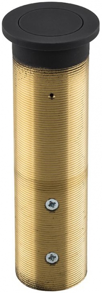 Retractable Through-Desk Flush Cardioid Microphone, Black