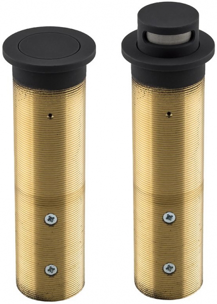 Retractable Through-Desk Flush Cardioid Microphone, Black