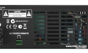 2x 600W 100V POWER AMPLIFIER 2U