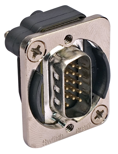 15W HD D SUB M/M IN XLR HOUSING