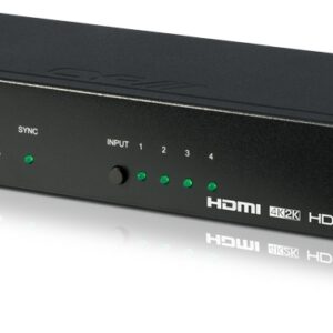 4-Way Advanced HDMI Switcher UHD HDCP2.2 HDMI RS-232 IP Web GUI