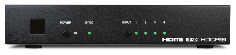 4-Way Advanced HDMI Switcher UHD HDCP2.2 HDMI RS-232 IP Web GUI