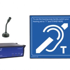 Above Counter Induction Loop Kit with M72 Halo Gooseneck Microphone