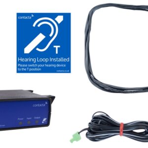 Under Counter Induction Loop Kit with Halo Gooseneck Microphone