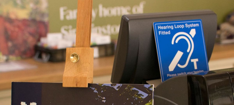 Fixed Hearing Loop Installed Adhesive Sign