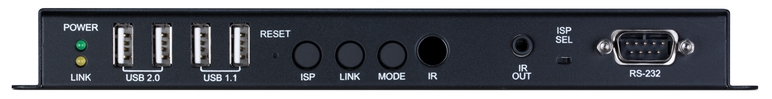 HDMI or VGA over IP Receiver with USB support (4K, HDCP2.2, PoE)