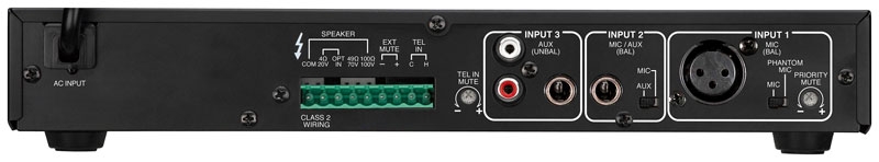 100W Compact Mixer Amplifer