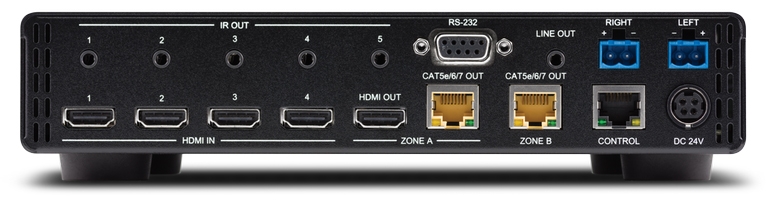 P-4 x 2 AV Distribution Matrix with PUV-1710LRX-AVLC Receiver.