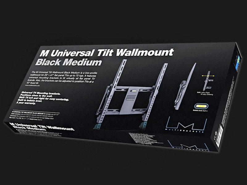 M UNIVERSAL TILT WALLMOUNT MEDIUM BLACK