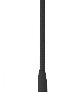 Suspended Semi Rigid Cardioid Microphone, Black
