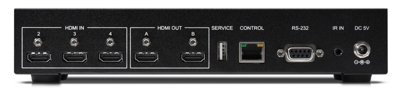 4 x 2 HDMI Matrix Switcher (UHD, HDCP2.2, HDMI2.0)