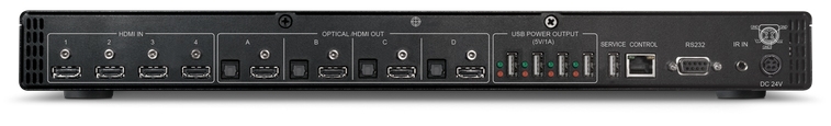 4 x 4 HDMI Matrix Switcher (4K, HDCP2.2, HDMI2.0, USB Power)