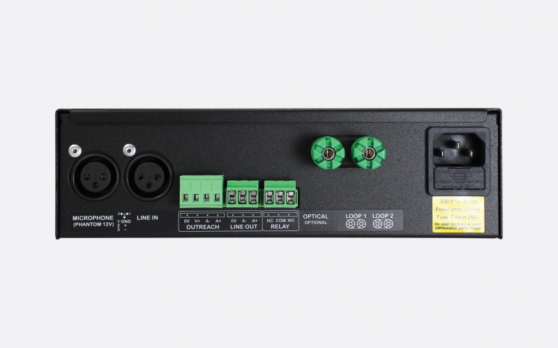 1000m2 Free Standing Hearing Loop Amplifier, 11A,  LED Display
