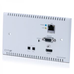 100M HDBaseT UK Wallplate Transmitter
