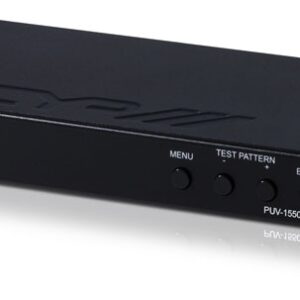 100m HDBaseT Receiver & 4K Scaler (4K, HDCP2.2, PoH, LAN, OAR)