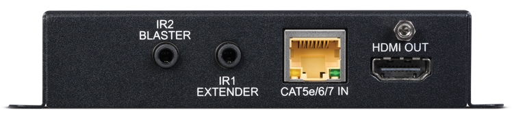 5-Play HDBaseT Receiver (inc. PoH & single LAN, up to 100m) Power to TX