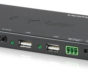 100m HDBaseT 2.0 Slimline Receiver UHD HDCP2.2 HDMI2.0 PoH LAN OAR USB