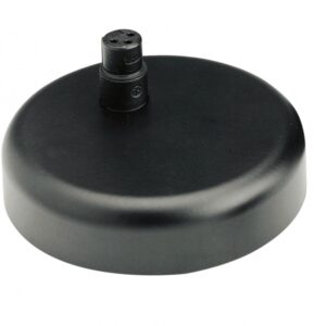120mm TABLE BASE FITTED WITH 3PIN XLR/F