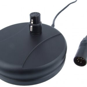 120mm TABLE BASE C/W 2M CABLE-5PIN XLR M