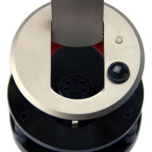 Thru-table Microphone Shock Mount, LED Latch Switch, 5pin XLR, Nickel
