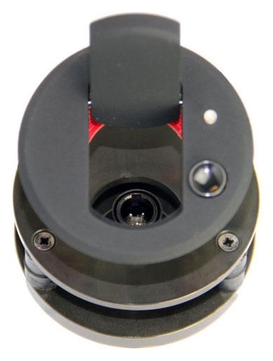 Recessed Microphone Shockmount wth Flip Lid, Black, Latch Switch