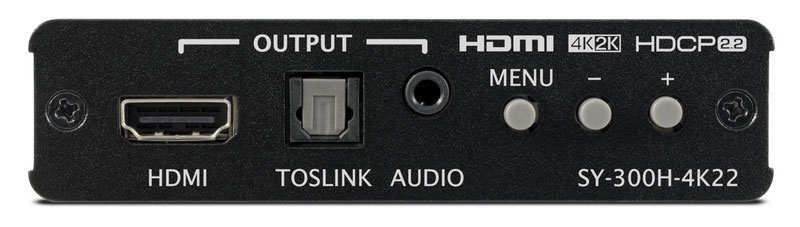 HDMI to HDMI Scaler with Audio Embedding & De-Embedding