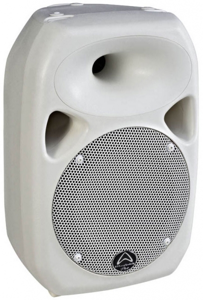 8" 180W RMS Active Polypropolene Music Cabinet Loudspeaker, white