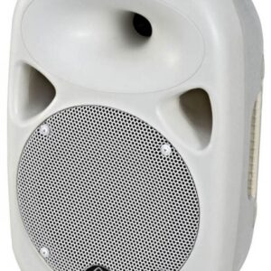 8" 180W RMS Active Polypropolene Music Cabinet Loudspeaker, white