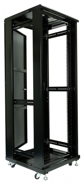 33U 19" Rack c/w Locking Glazed Door
