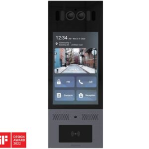 Touchscreen Android SIP Intercom with Facial recognition and Anti-Counterfeit