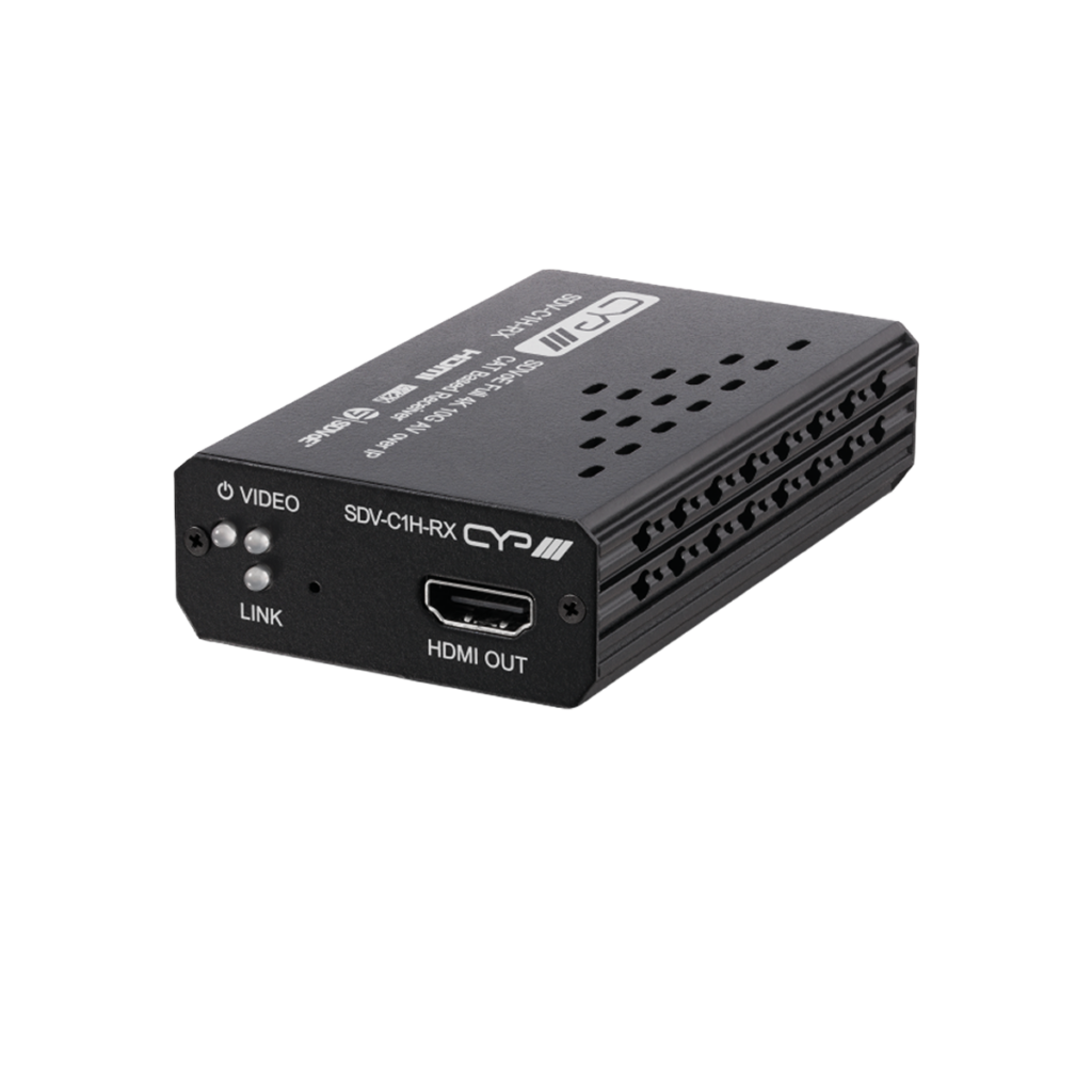 CYP SDV-C1H-RX SDVoE receiver with HDMI output, video and link status indicators