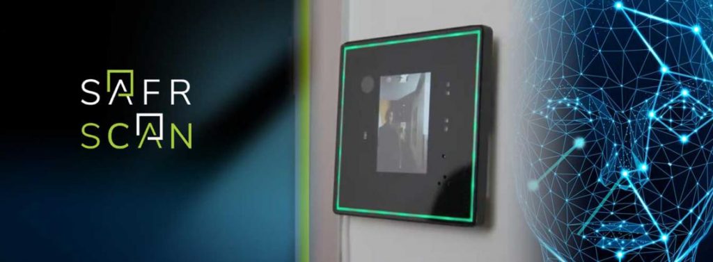 SAFR SCAN face recognition access reader comes to UK