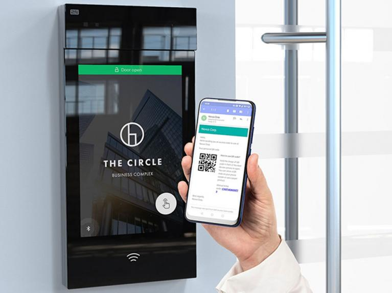 2N IP Style intercom with mobile QR code access